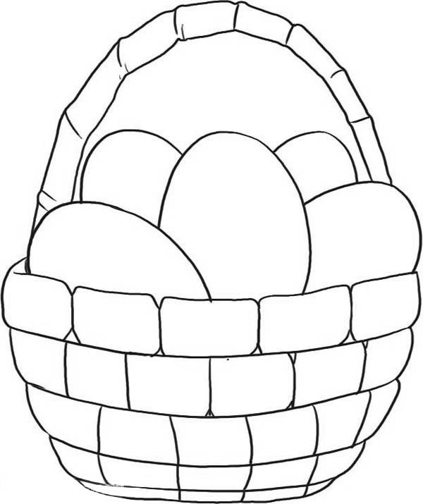 Easter Basket Coloring Pages - Part 6